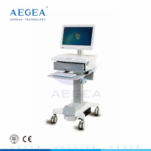 Clinic furniture hospital movable medicare workstation nursing computer cart